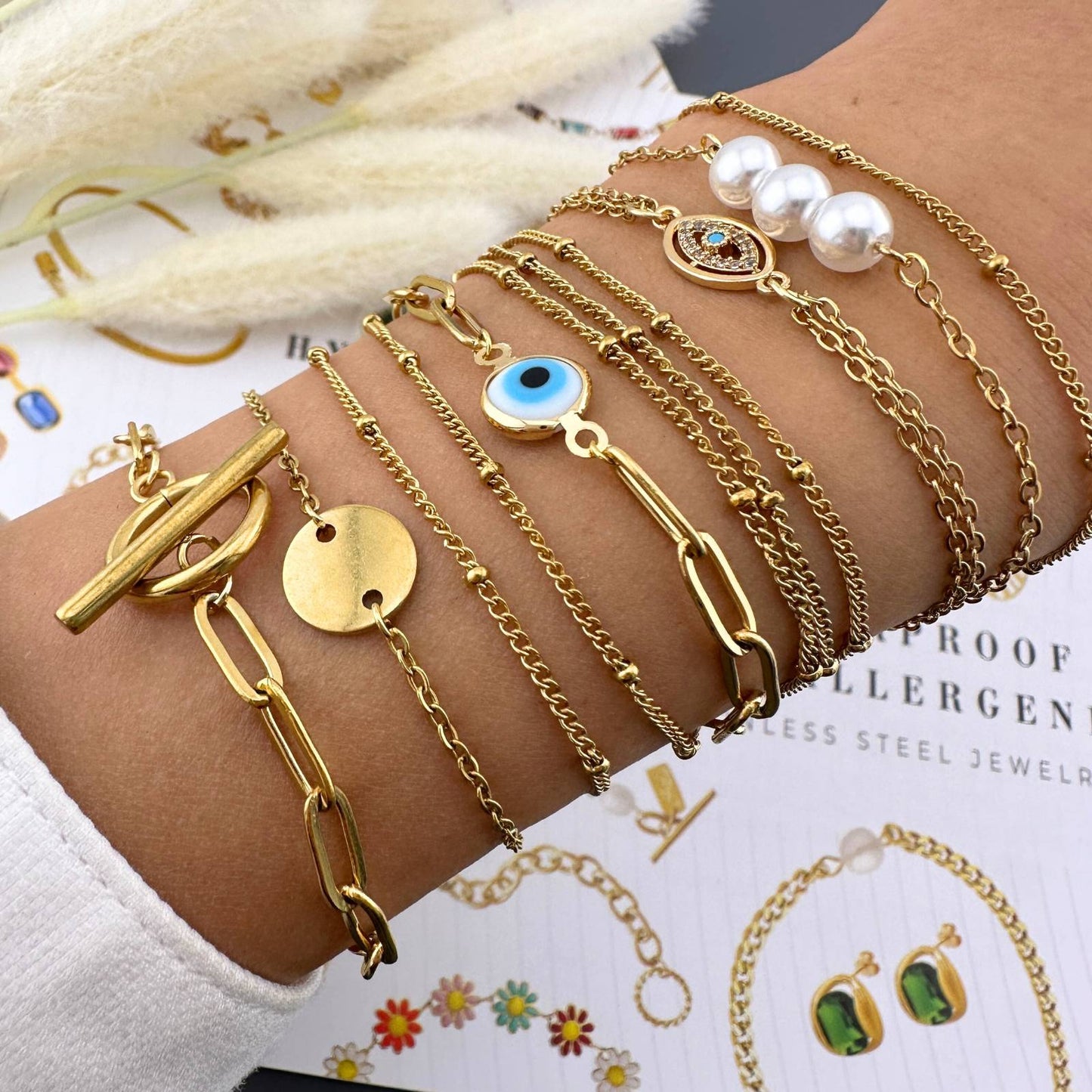 Gemora Special - 18K Goudvergulde "Intensity" Armband
