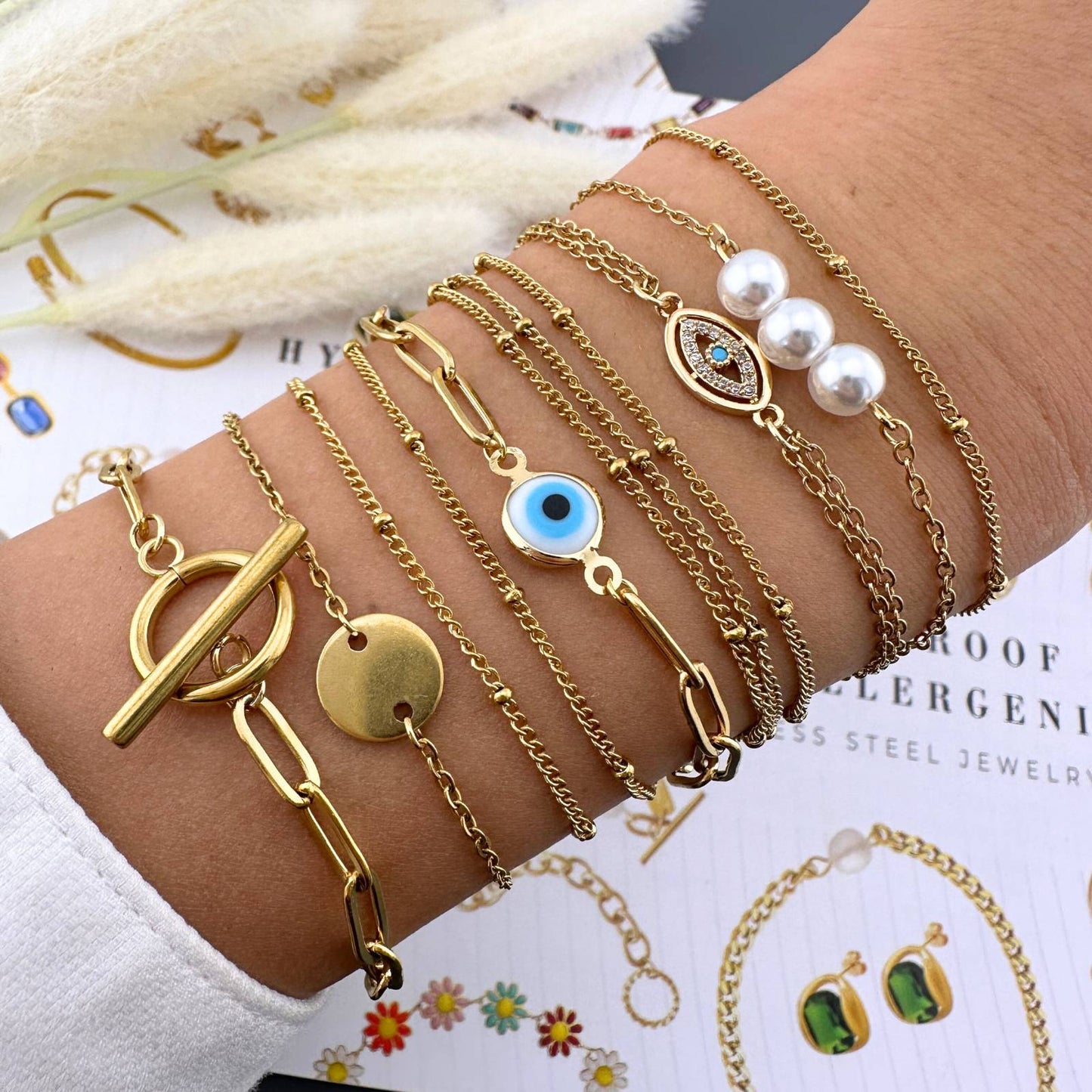 Gemora Special - 18K Goudvergulde "Intensity" Armband