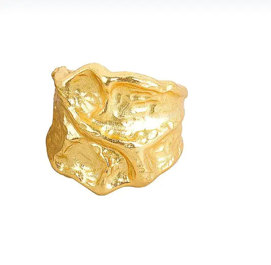 Matte Surface Ellipse Rings for Women