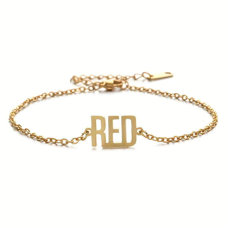 Real Gold Plated O Chain Stainless Steel Anklets
