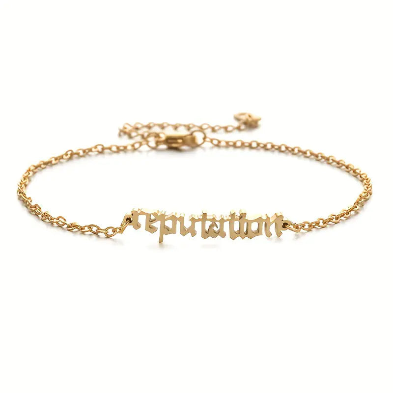 Real Gold Plated O Chain Stainless Steel Anklets