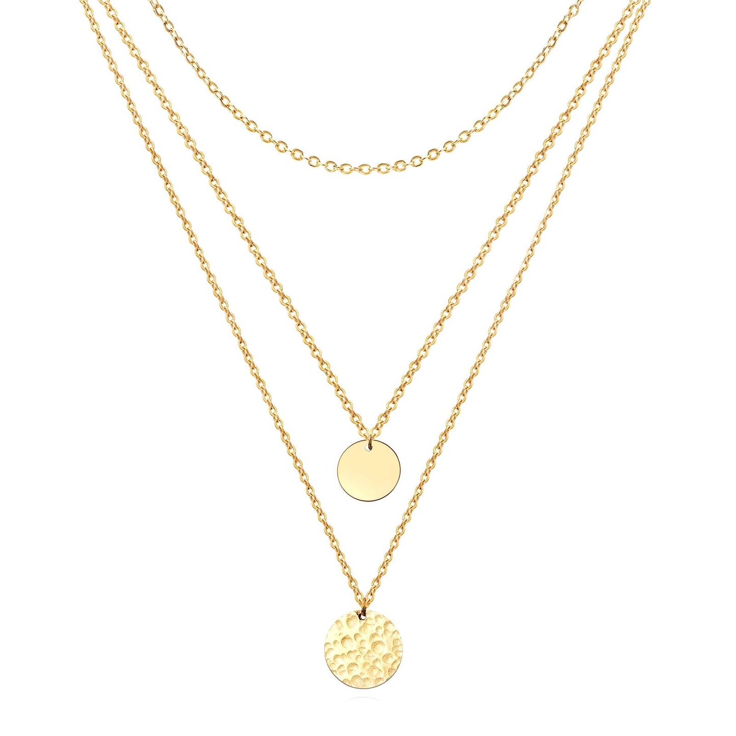 Trendy Gold Jewelry Set – Necklace, Bracelet & Earrings – Gold Plated