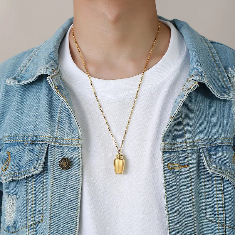 Urn Necklace Pendant for Ashes Cremation Jewelry